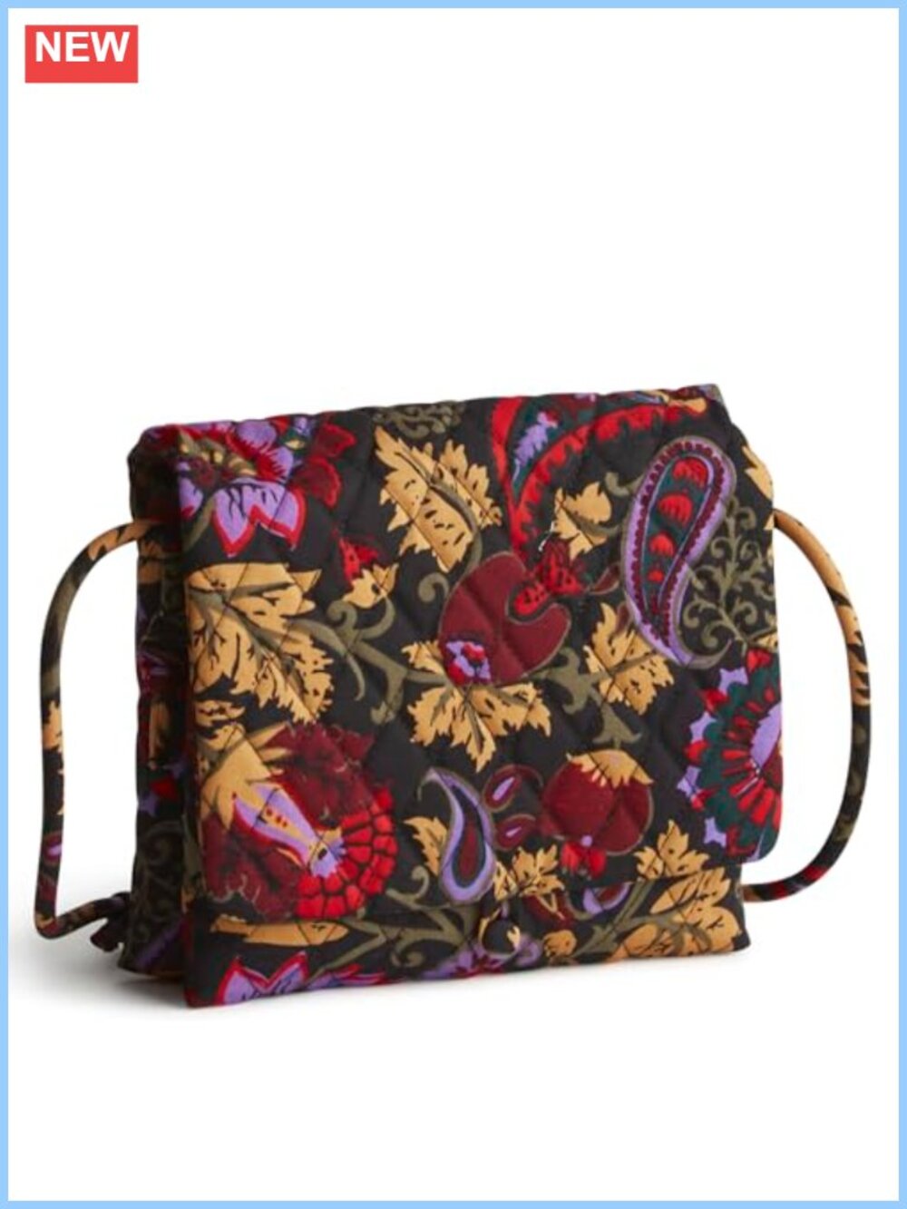 Premium Cotton Baird Hipster Crossbody Bag Adjustable Strap